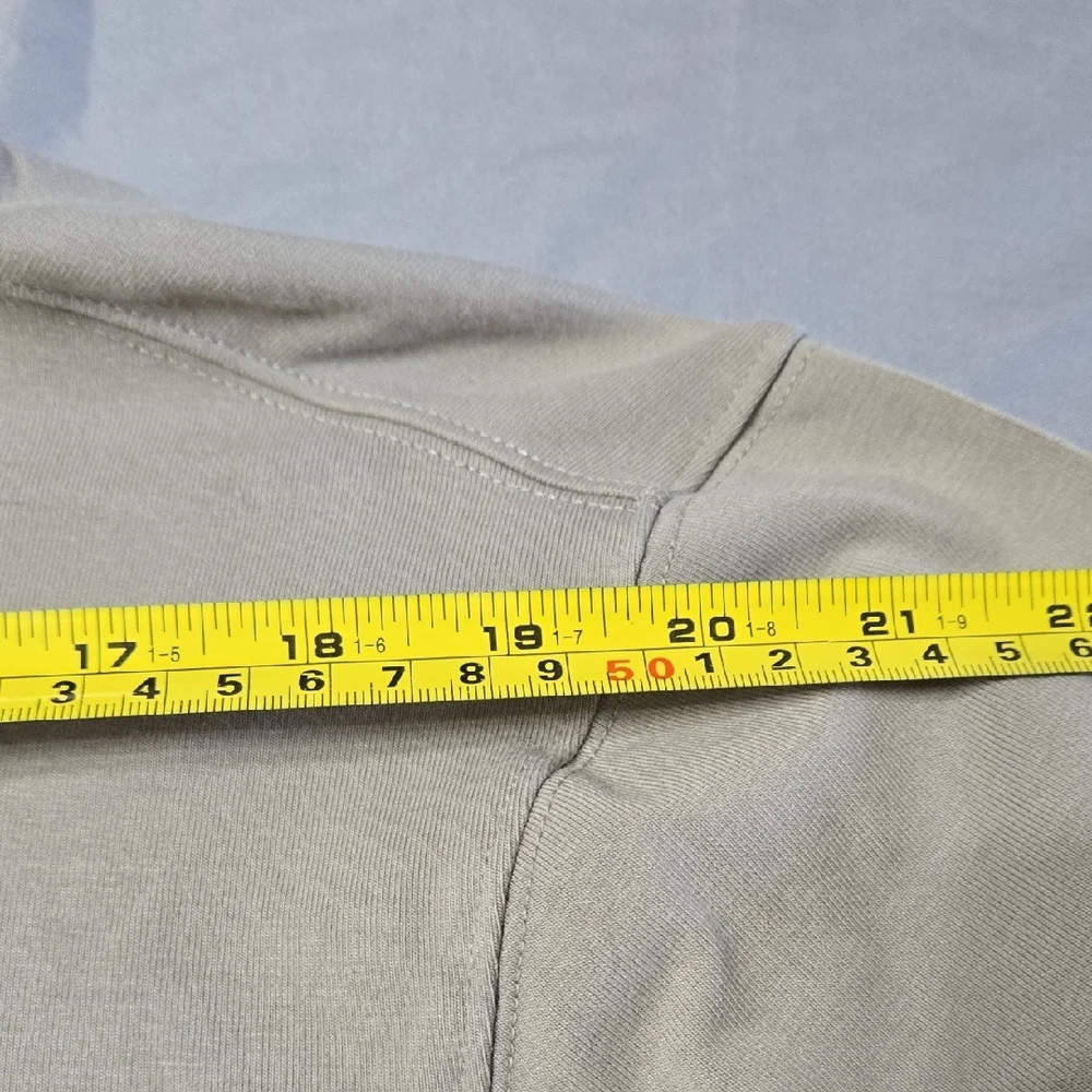 Skims Sz XL Men's Tan Zip Up HeavyWeight Hoodie Sweater